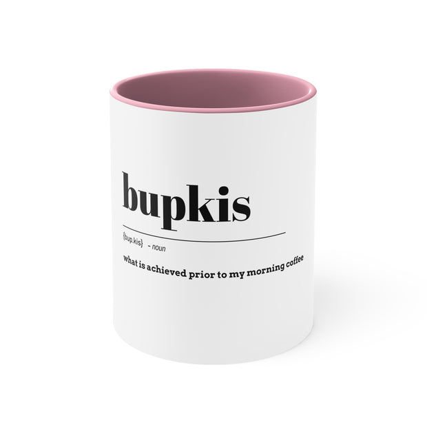 Bupkis Accent Coffee Mug, 11oz