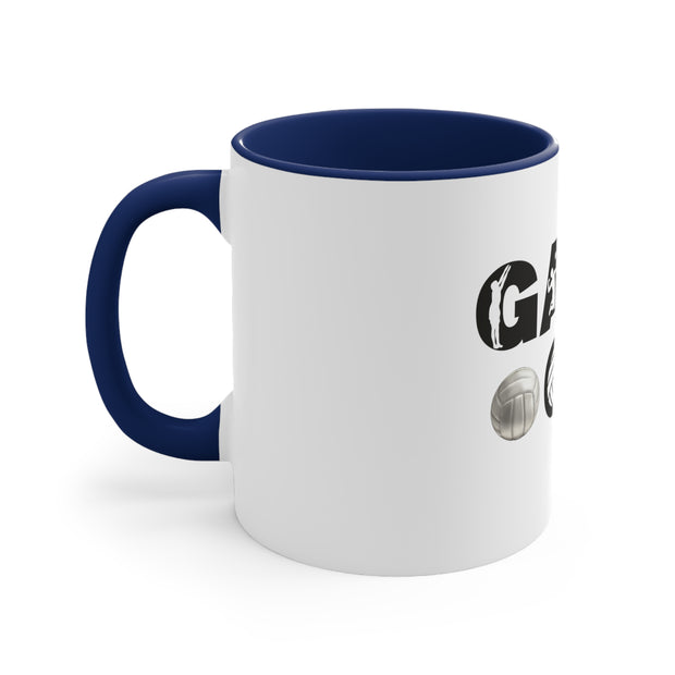 Game On Volleyball Accent Coffee Mug, 11oz