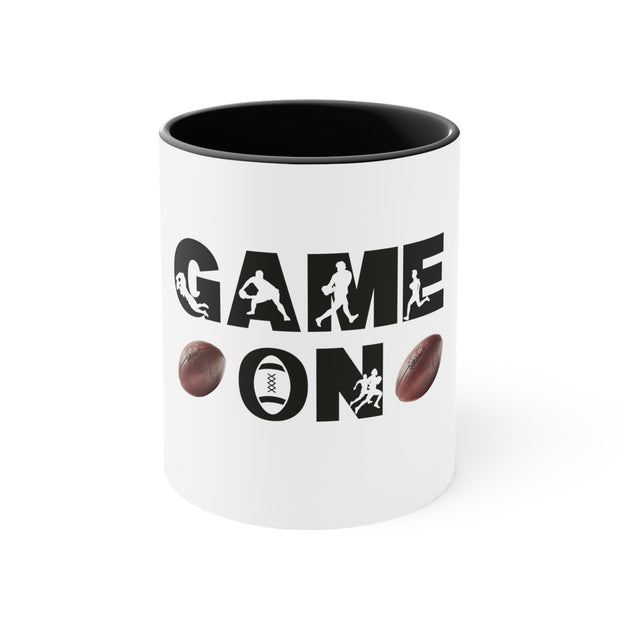 Game On Rugby Accent Coffee Mug, 11oz