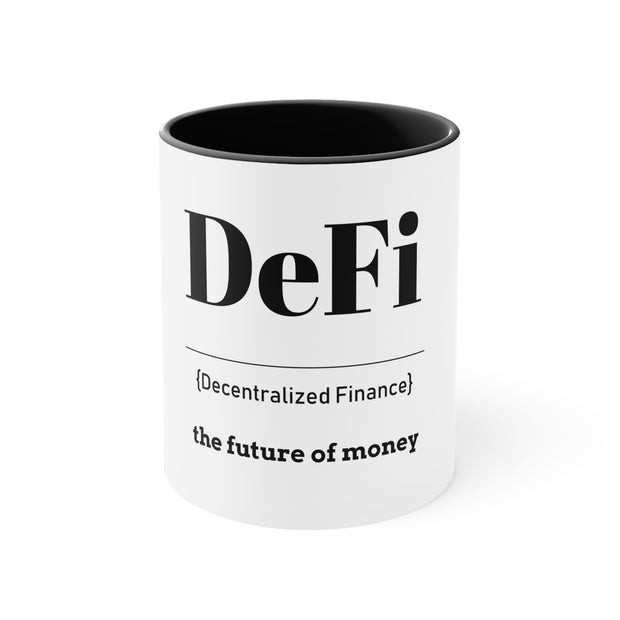 DeFi Accent Coffee Mug, 11oz