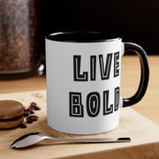 Live Bold Accent Coffee Mug, 11oz