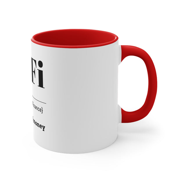 DeFi Accent Coffee Mug, 11oz