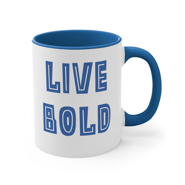 Live Bold Accent Coffee Mug, 11oz