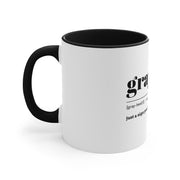 Gray Hair Accent Coffee Mug, 11oz