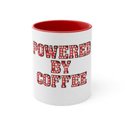 Powered By Coffee Accent Coffee Mug, 11oz