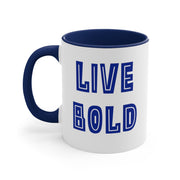 Live Bold Accent Coffee Mug, 11oz