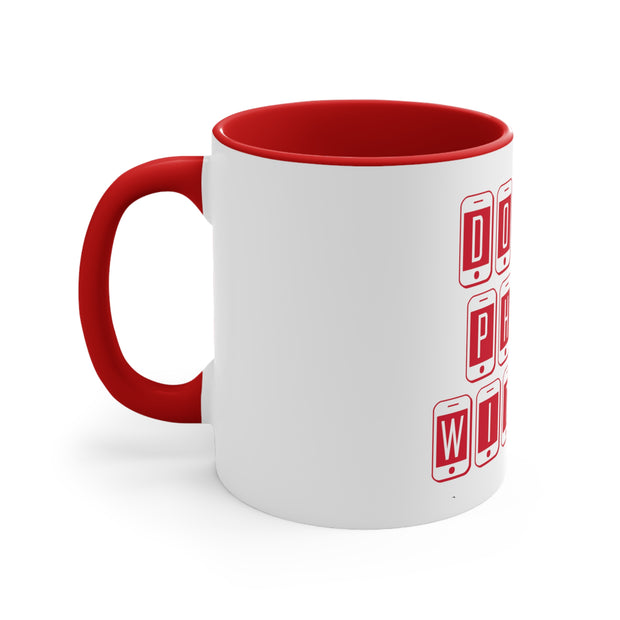 Do Not Phubb With Me Accent Coffee Mug, 11oz