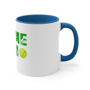 Game On Tennis Accent Coffee Mug, 11oz