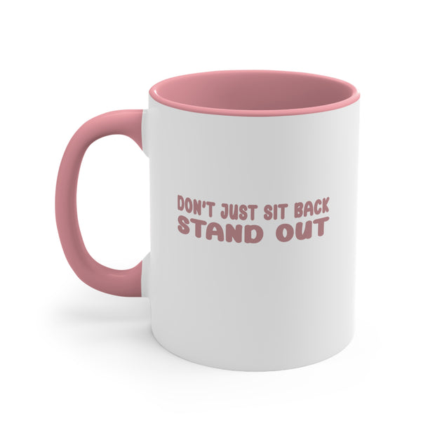 Stand Out Accent Coffee Mug, 11oz