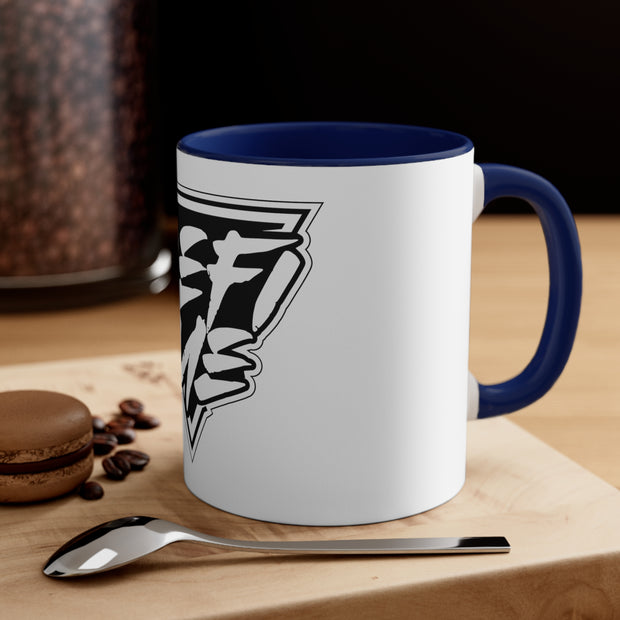 DeFiMe Logo Accent Coffee Mug, 11oz