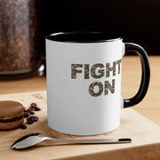 Fight On Accent Coffee Mug, 11oz Black