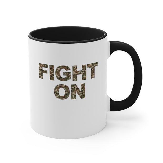 Fight On Accent Coffee Mug, 11oz Black