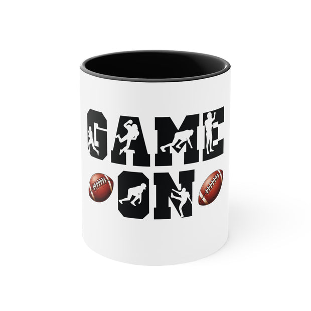 Game On NFL Accent Coffee Mug, 11oz