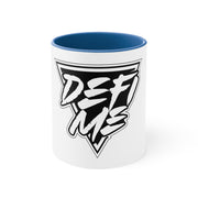 DeFiMe Logo Accent Coffee Mug, 11oz