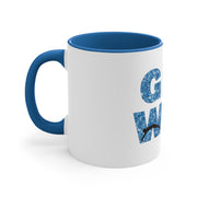 Get Wet Accent Coffee Mug, 11oz Black