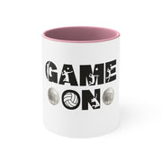 Game On Volleyball Accent Coffee Mug, 11oz