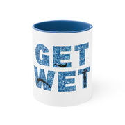 Get Wet Accent Coffee Mug, 11oz Black