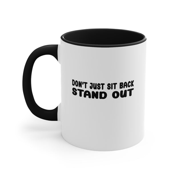 Stand Out Accent Coffee Mug, 11oz