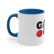 Game On Cricket Accent Coffee Mug, 11oz