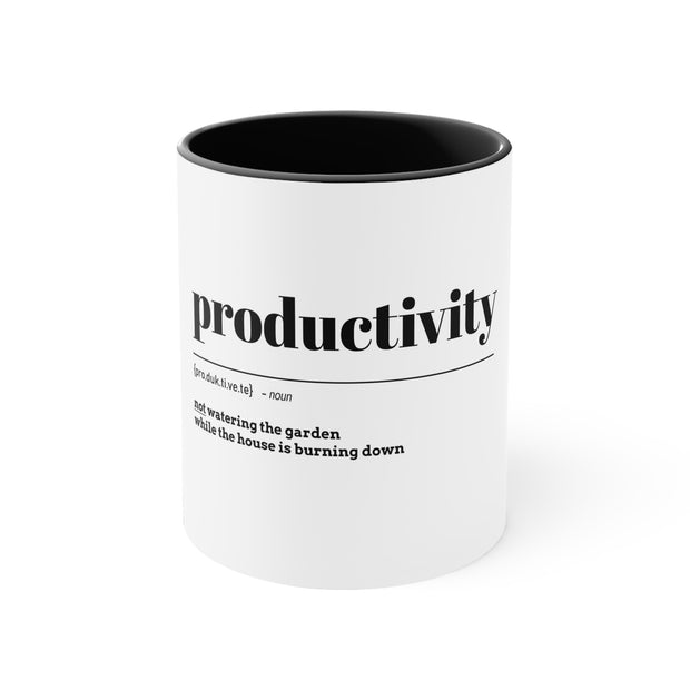 Productivity Accent Coffee Mug, 11oz