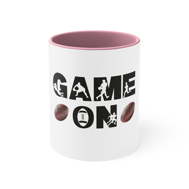 Game On Rugby Accent Coffee Mug, 11oz