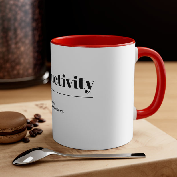 Productivity Accent Coffee Mug, 11oz