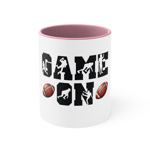 Game On NFL Accent Coffee Mug, 11oz