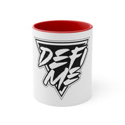 DeFiMe Logo Accent Coffee Mug, 11oz