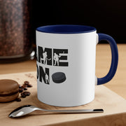 Game On Ice Hockey Accent Coffee Mug, 11oz