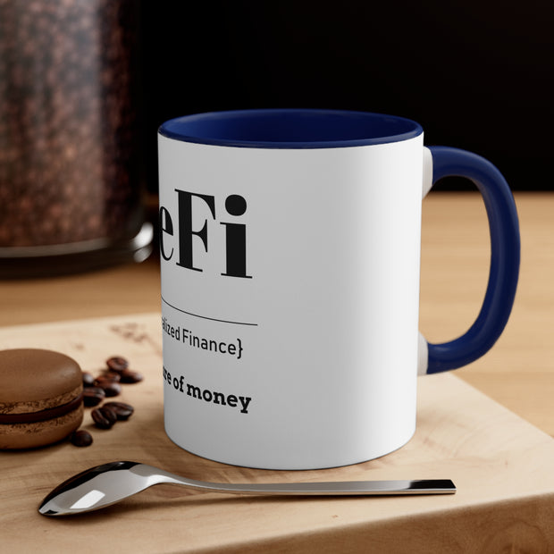 DeFi Accent Coffee Mug, 11oz