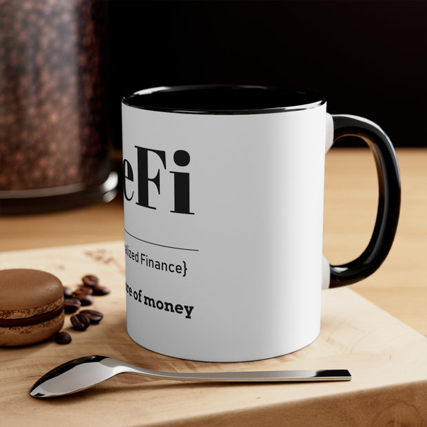 DeFi Accent Coffee Mug, 11oz