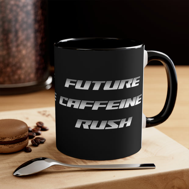 Future Caffeine Rush Accent Coffee Mug, 11oz Black