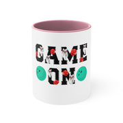 Game On Bowling Accent Coffee Mug, 11oz