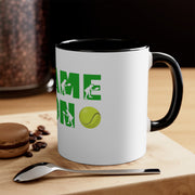 Game On Tennis Accent Coffee Mug, 11oz