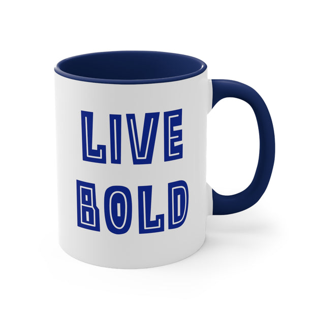 Live Bold Accent Coffee Mug, 11oz