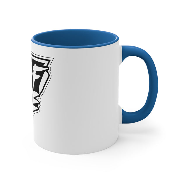 DeFiMe Logo Accent Coffee Mug, 11oz