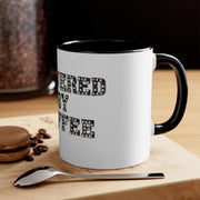 Powered By Coffee Accent Coffee Mug, 11oz