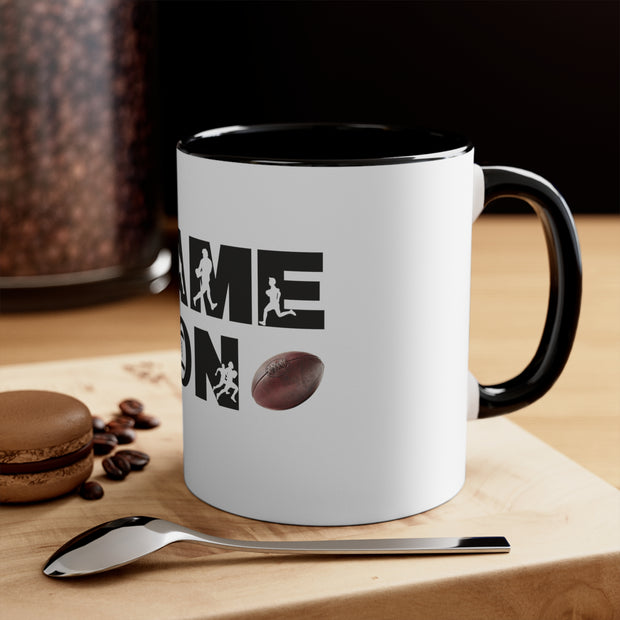 Game On Rugby Accent Coffee Mug, 11oz