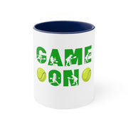 Game On Tennis Accent Coffee Mug, 11oz