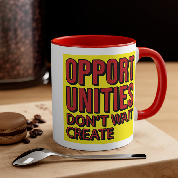 Opportunities Accent Coffee Mug, 11oz Red