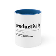 Productivity Accent Coffee Mug, 11oz