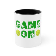 Game On Tennis Accent Coffee Mug, 11oz