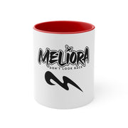 Meliora Logo Accent Coffee Mug, 11oz