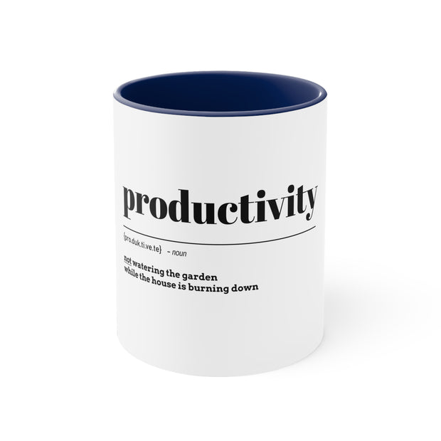 Productivity Accent Coffee Mug, 11oz