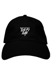 DeFiMe Black soft baseball caps