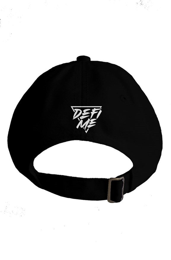 DeFiMe Black soft baseball caps