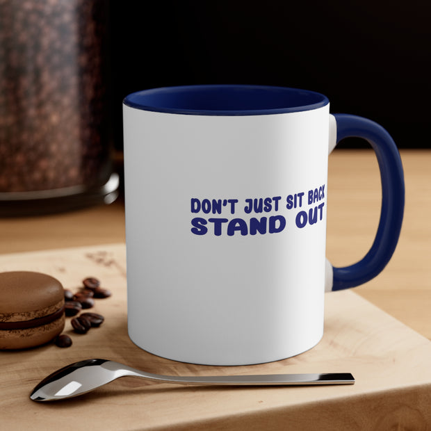 Stand Out Accent Coffee Mug, 11oz