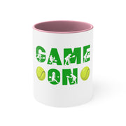 Game On Tennis Accent Coffee Mug, 11oz