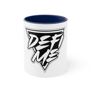 DeFiMe Logo Accent Coffee Mug, 11oz