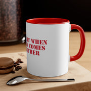 Plan Accent Coffee Mug, 11oz Red